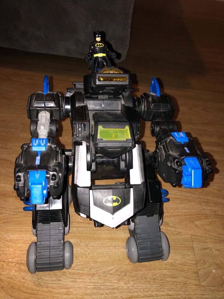 imaginext remote control transforming batbot